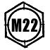 болт м22 с шестигранной уменьшенной головкой фото
